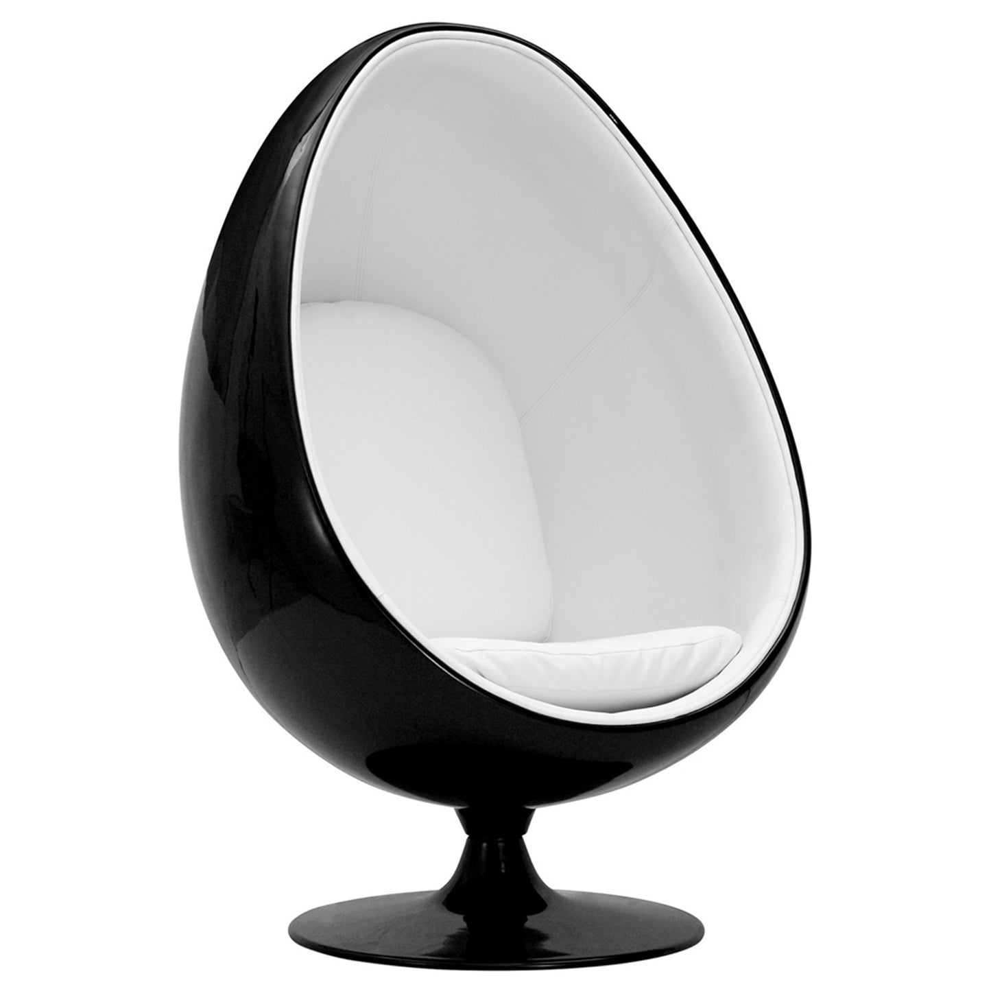 Fauteuil OEUF Noir & Blanc