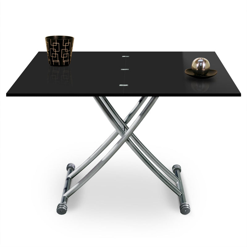 Table basse relevable MIRAGE Noir