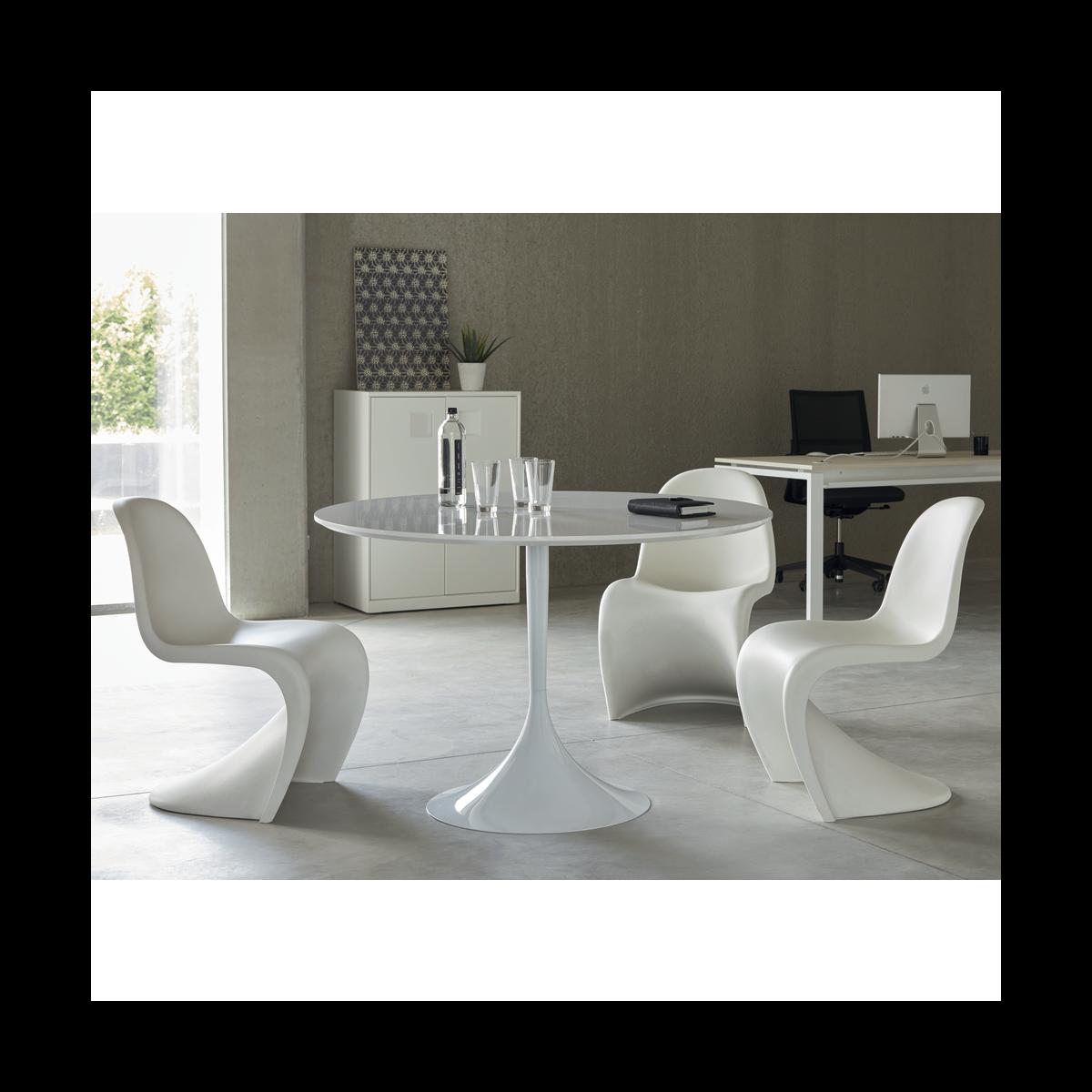 Lot de 6 Chaises PopArt Blanc