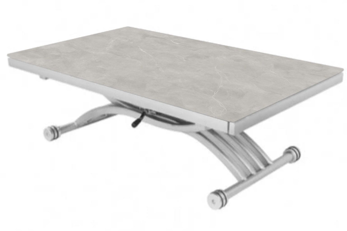 Table basse relevable extensible Zen Gris ardoise