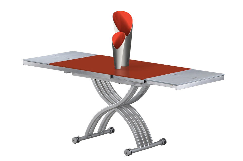 Table basse relevable Zen Rouge