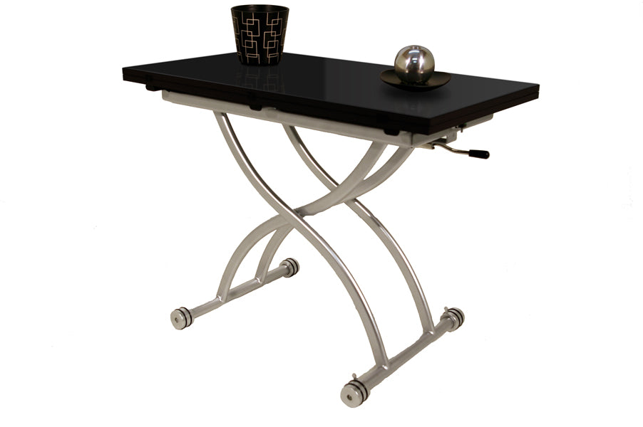 Table basse relevable MIRAGE Noir