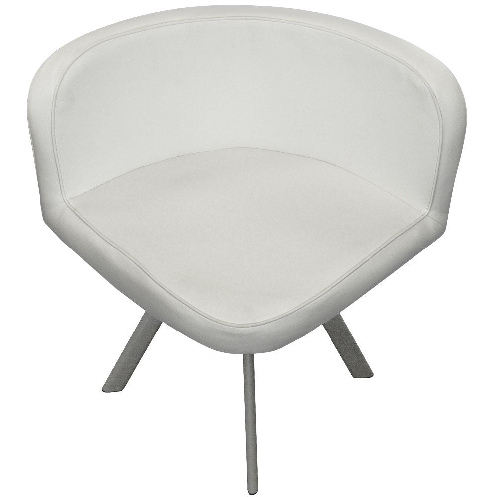 Ensemble Table de repas avec 6 chaises Design MADRID Noir & Blanc