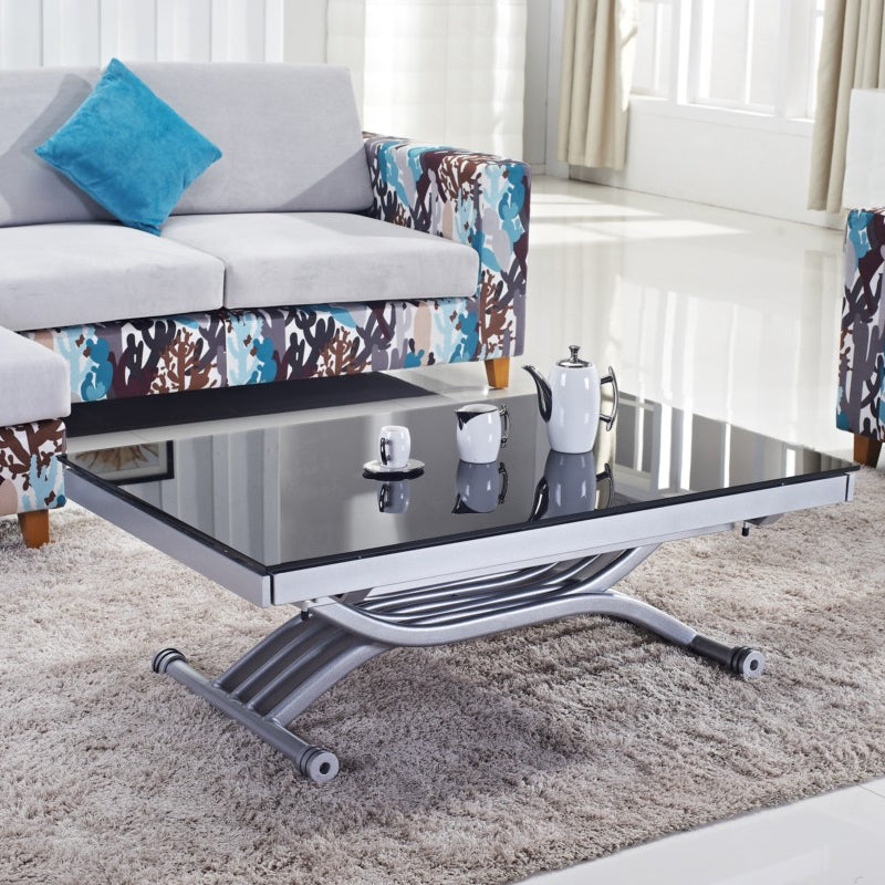 Table basse relevable Zen Noir