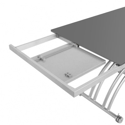 Table basse relevable Zen Gris