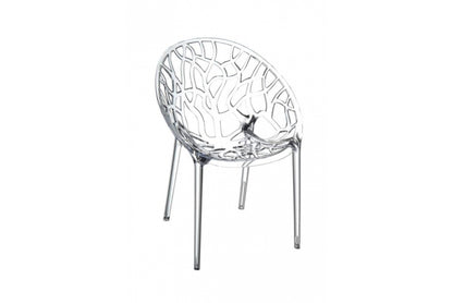 Lot de 4 Chaises ANGELO Transparentes Empilables