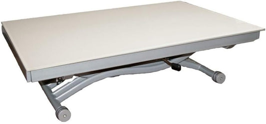 Table basse relevable Zen blanc