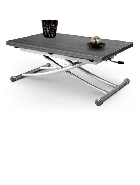 Table basse relevable MIRAGE Bois Gris