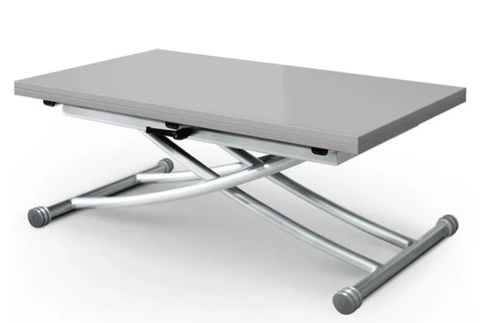 Table basse relevable MIRAGE Laqué Gris