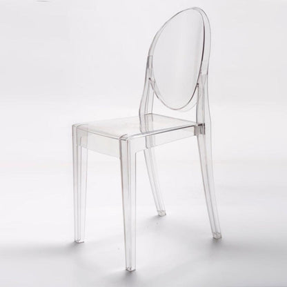 Lot de 4 Chaises MARAIS Transparentes