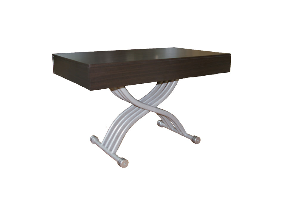Table basse relevable et extensible KUBIC Wenge