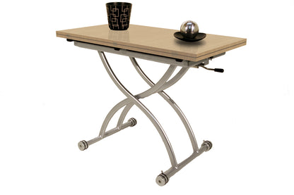 Table basse relevable MIRAGE Chêne Clair