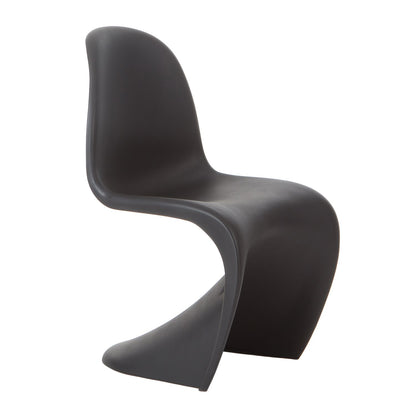 Ensemble Table de repas Design ALPHA Noyer et 4 chaises Popart Noir
