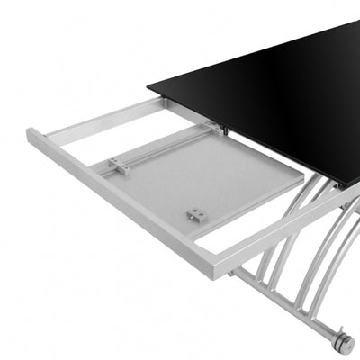 Table basse relevable Zen Noir